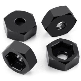 MORLORDY 4Pcs 8mm to 12mm Wheel Hex Hubs Adapter Big Wheel Conversion Kit for Losi Mini-T 2.0 & Mini-B 1/16 1/18 RC Off-Road Car Truck