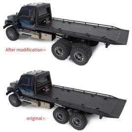 MORLORDY RC Dually Conversion Kit - Single Wheel to Two Wheel Conversion Kit for Flatbed Hauler T6 G63 SCX10 TRX4 TRX6 1/10 Scale RC Model Car Truck