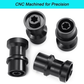 MORLORDY RC Dually Conversion Kit - Single Wheel to Two Wheel Conversion Kit for Flatbed Hauler T6 G63 SCX10 TRX4 TRX6 1/10 Scale RC Model Car Truck