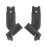 UPPAbaby Lower Adapter for Vista, Vista V2, Vista V3 Strollers/Compatible with RumbleSeat V2+, Bassinet, Aria, Mesa V2, and Mesa Max Infant Car Seats/Quick + Secure Attachment / 1 Set
