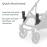 UPPAbaby Lower Adapter for Vista, Vista V2, Vista V3 Strollers/Compatible with RumbleSeat V2+, Bassinet, Aria, Mesa V2, and Mesa Max Infant Car Seats/Quick + Secure Attachment / 1 Set