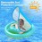 Z1ZZ Swimming Baby Pool-Float Toys: Best Inflatable Baby FloatToys with Sun Protection Canopy for Toddler Age 6-18 Months 1 2 Years Old Kids Swimming Learning Activity