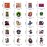 120 PCS Homestuck Stickers Anime Game Cartoon Aesthetic Waterproof Vinyl Sticker for Water Bottle Laptop Phone Scrapbooking Journaling for Adults Teens Kids for Party Supply Favor Decor
