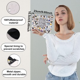 WZMPA Luke\'s Diner Cosmetic Bag Coffee Inspired Gift You Are Braver Stronger Smarter Than You Think Luke\'s Diner Makeup Zipper Pouch Bag (Always Gil F) WZMPA Luke\'s Diner Cosmetic Bag Coffee Inspired Gift You Are Braver Stronger Smarter Than You Think Luke\'s Diner Makeup Zipper Pouch Bag (Always Gil F)