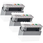 Habow Technic Power-Functions Power Functions AAA Battery Box 88000 (3 Piece) Compatible with Lego-Motor MOC Technic-Parts