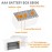 Habow Technic Power-Functions Power Functions AAA Battery Box 88000 (3 Piece) Compatible with Lego-Motor MOC Technic-Parts