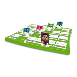 Winning Moves World Football Stars, Guess Who? Green Board Game, Play with Messi, Ronaldo, Harry Kane, Salah, Easy to Setup, Gift for Kids Ages 6 and up, One Size Fits All