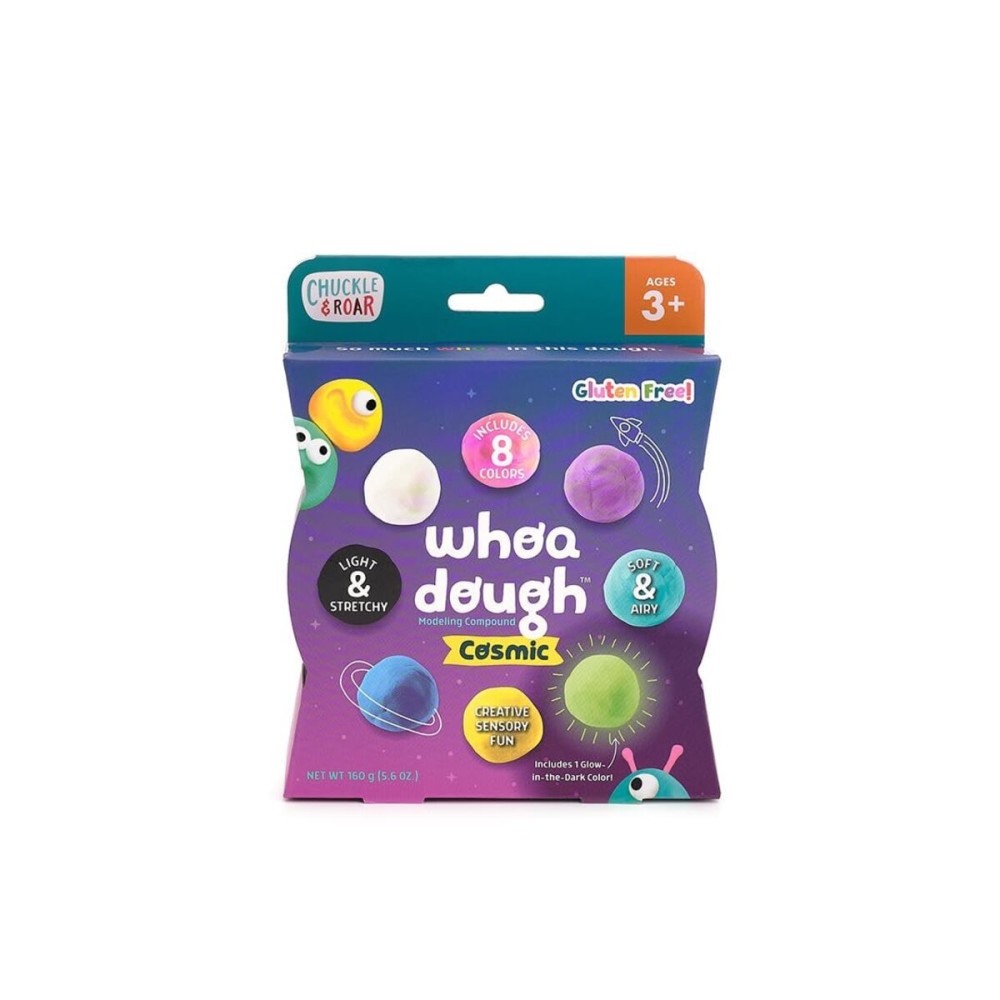 Whoa Dough Air Dry Clay Cosmic Colors by Chuckle & Roar