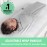 SwaddleMe by Ingenuity Monogram Collection Baby Swaddle, 100% Cotton, Improves Sleep & Calms Startle Reflex, 0-3 Months, Pocket Fold Design for Easy Changes, 1.0 TOG, 1-Pack - Sunset Space