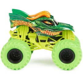 Monster Jam, Official Dragon Vs. Full Charge Die-Cast Monster Trucks, 1:64 Scale, Kids Toys for Boys Ages 3 and up