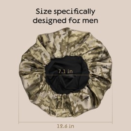 Niagara Sleep Solution Satin Bonnet, Camouflage, 36 cm, Green