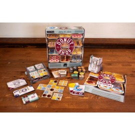 Donut Shop: Build Displays and Box Donuts - Strategy Board Game - 2 to 4 Players - 25th Century Games