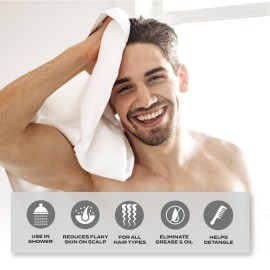 TADA BEAUTY - Long Bristle Large Square Silicon Shampoo Brush Head Scalp Massager Scrubber for Men and Women for Hair Growth Dandruff (Grey) TADA BEAUTY - Long Bristle Large Square Silicon Shampoo Brush Head Scalp Massager Scrubber for Men and Women for Hair Growth Dandruff (Grey)