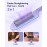 Wavytalk Hair Straightener Brush, Sleek Sweep Ionic Straightening Brush with 6 Temperature Adjust, Anti-Scald Ceramic Straightening Comb Fast Heating for Home Salon, Dual Voltage, Purple.