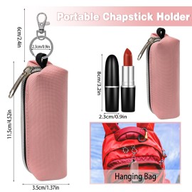 GOCOHHI Chapstick Holder, 6 Pcs Lip Balm Sleeve Pouch Portable Lipstick Holder Bag Clip-on Makeup Travel Accessories Great Stuffers Gift for Women GOCOHHI Chapstick Holder, 6 Pcs Lip Balm Sleeve Pouch Portable Lipstick Holder Bag Clip-on Makeup Travel Accessories Great Stuffers Gift for Women