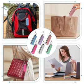 GOCOHHI Chapstick Holder, 6 Pcs Lip Balm Sleeve Pouch Portable Lipstick Holder Bag Clip-on Makeup Travel Accessories Great Stuffers Gift for Women GOCOHHI Chapstick Holder, 6 Pcs Lip Balm Sleeve Pouch Portable Lipstick Holder Bag Clip-on Makeup Travel Accessories Great Stuffers Gift for Women