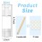 GIVITASOT 1OZ/30ML Airless Pump Bottles, 6 Pack Lotion Dispenser Travel Size Pump Bottles, Vacuum Cosmetic Travel Bottle for Lotion, Creams, Foundation, Cosmetic, with Labels, Wooeden Stick
