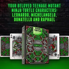 theory11 Teenage Mutant Ninja Turtles Premium Playing Cards, Poker Size Standard Index, Luxury Playing Cards