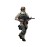 JOYTOY 1/18 Action Figures U.S.Army Delta Assault Squad Machine Gunner Collection Models Christmas Birthday Gifts