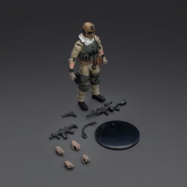 JOYTOY 1/18 Action Figures U.S.Army Delta Assault Squad Machine Gunner Collection Models Christmas Birthday Gifts