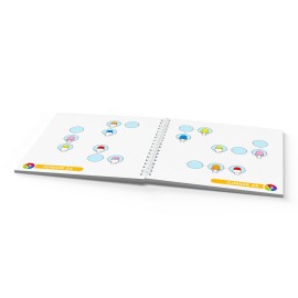 SmartGames 5 Little Birds Wooden Deduction Game for Ages 5 - Adult with 60 Challenges