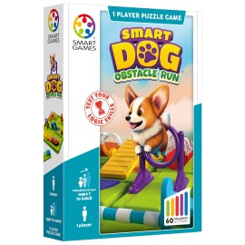 SmartGames Smart Dog: Agility Course Travel-Friendly Logic Game for Ages 7 - Adult with 60 Challenges