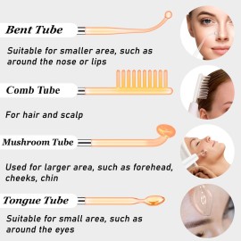 High Frequency Facial Device DARSONVAL High Frequency Facial Wand Micro-Care Skin Care