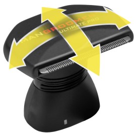 MANGROOMER - Ultimate PRO Back Hair Shaver (New 7th Generation) Complete Wide Blade Attachment Head with Shock Absorber Neck (Attachment Head with Shock Absorber Neck and Blade only)