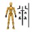 MerryXD T13 3D Action Figure,Assembly Completed Dummy Nova Titan Lucky 13 Action Figure 3D Printed Multi-Jointed Movable Toy Golden