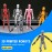 MerryXD T13 3D Action Figure,Assembly Completed Dummy Nova Titan Lucky 13 Action Figure 3D Printed Multi-Jointed Movable Toy Golden