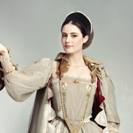 C-ZOFEK Anne Headband Pearl Tudor French Hood Gothic Renaissance Halloween Hair Accessory (Black-B) C-ZOFEK Anne Headband Pearl Tudor French Hood Gothic Renaissance Halloween Hair Accessory (Black-B)