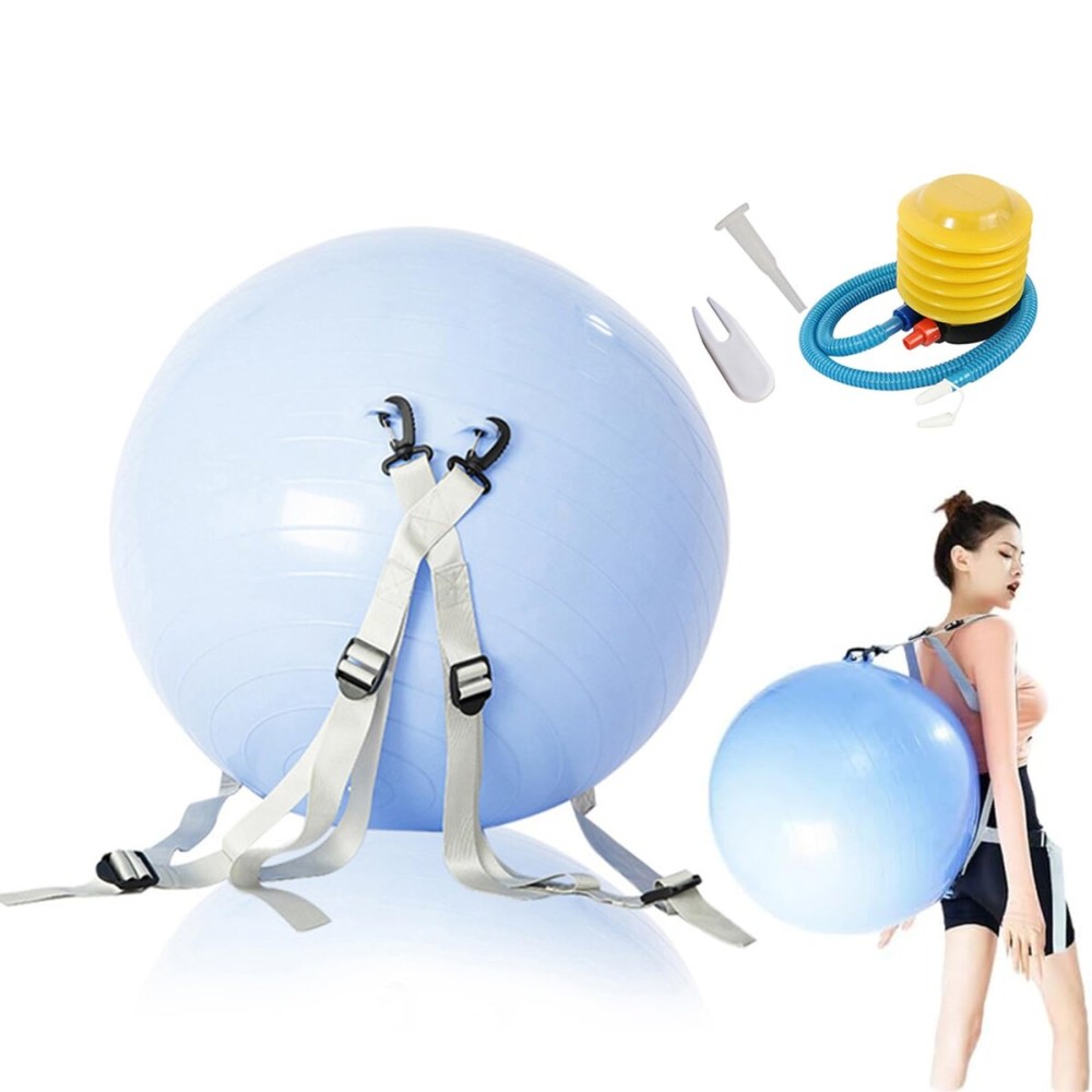 LINGHGD Yoga Ball for Somersault & Backflip Training, Adjustable Straps, Fitness & Yoga Exercises LINGHGD Yoga Ball for Somersault & Backflip Training, Adjustable Straps, Fitness & Yoga Exercises