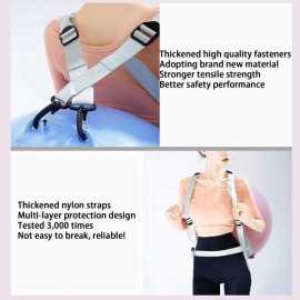 LINGHGD Yoga Ball for Somersault & Backflip Training, Adjustable Straps, Fitness & Yoga Exercises LINGHGD Yoga Ball for Somersault & Backflip Training, Adjustable Straps, Fitness & Yoga Exercises