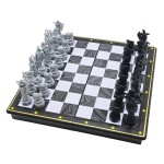 LEXiBOOK - Harry Potter Chess Games, Magnetic and Foldable Chess Board, 32 Pieces, Family Game, CGM300HP