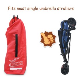 Hewjog Stroller Travel Bag for Airplane, for Single Umbrella Strollers, Black