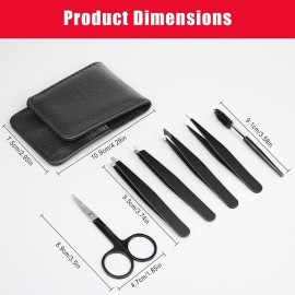 Stocking Stuffers for Women, 2024 Christmas Gifts for Her, 6-Pack Tweezers for Women Facial Hair, Tinyera Pointed Precision Eyebrow Tweezer Set with Brush Stocking Stuffers for Women, 2024 Christmas Gifts for Her, 6-Pack Tweezers for Women Facial Hair, Tinyera Pointed Precision Eyebrow Tweezer Set with Brush