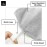 Homewear 4 Pack Microfiber Hair Wrap Towels, Drying Turbans for Wet Hair, Dry Towel for Women Anti Frizz, Dark Grey/Light Grey