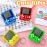 DJMUMU 18PCS Video Game Party Favors Video Game Keychain 6 Colors Gamer Kids Party Favors Bulk Party Favors Party Supplies for Kids Classroom Prizes