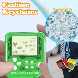 DJMUMU 18PCS Video Game Party Favors Video Game Keychain 6 Colors Gamer Kids Party Favors Bulk Party Favors Party Supplies for Kids Classroom Prizes