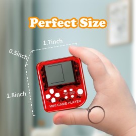 DJMUMU 18PCS Video Game Party Favors Video Game Keychain 6 Colors Gamer Kids Party Favors Bulk Party Favors Party Supplies for Kids Classroom Prizes