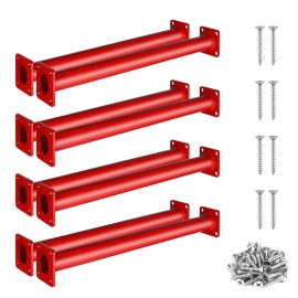TAYUQEE Monkey Bars for Backyard 16.5in Heavy Duty Metal Monkey Bars for Kids, 8 PCS Playset Monkey Bar Rods with Mounting Plates and Powder Coating for Indoor Outdoor Backyard Playground