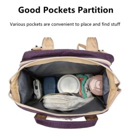 X W EI UNION Diaper Baby Bag Backpack with Changing Station Changing Pad Nursing Bag Baby Shower Tote Waterproof Large Capacity, Baby Registry Search, Newborn Essentials