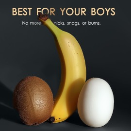 Body Hair Trimmer for Men, Manscape Groin Trimmer/Shaver, IPX7 Waterproof Wet/Dry Groomer with LED Light, Replaceable Ceramic Blade Heads, USB Dock, Mens Ball Shaver, Presents for Father, Husband,Son