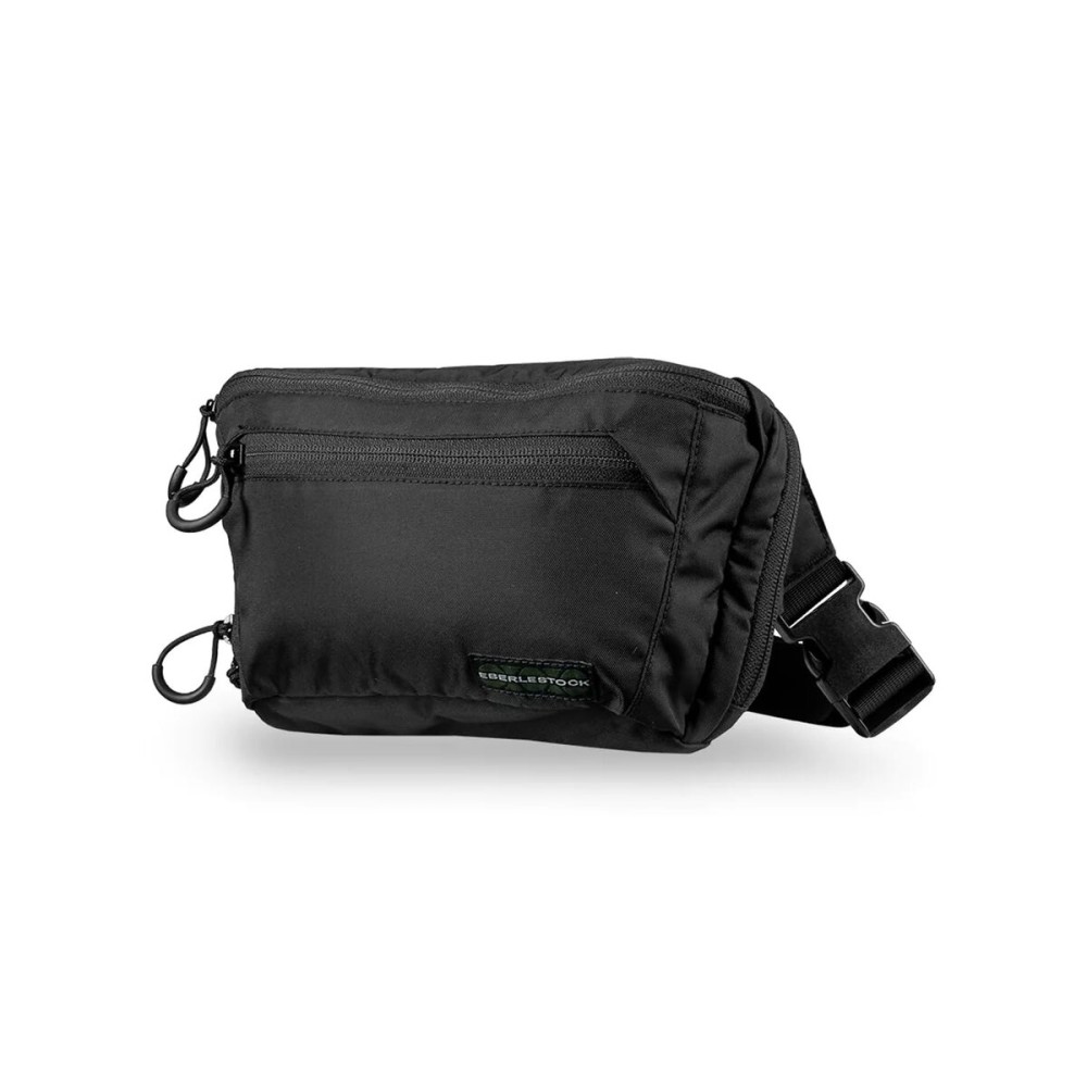 Eberlestock Bando Bag XL - Tactical Men\'s Fanny Pack w/Adjustable Waist Belt, Zippered Pockets, Compact Lightweight Belt Bag, Everyday Hip Pouch for Travel Outdoor Running Hunting, Black