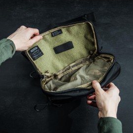 Eberlestock Bando Bag XL - Tactical Men\'s Fanny Pack w/Adjustable Waist Belt, Zippered Pockets, Compact Lightweight Belt Bag, Everyday Hip Pouch for Travel Outdoor Running Hunting, Black