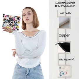 WZMPA Walter White Fans Cosmetic Bag Jesse Pinkman Fans I Am The One Who Knocks Makeup Zipper Pouch Bag Walter White Merchandise (Walter White)