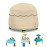 YUYAKACover Kids Water Table Cover Fit Little Tikes Fish \'n Splash Water Table, Waterproof Dust Proof Outdoor Toys -Cover only (Khaki, 34Dx20H)