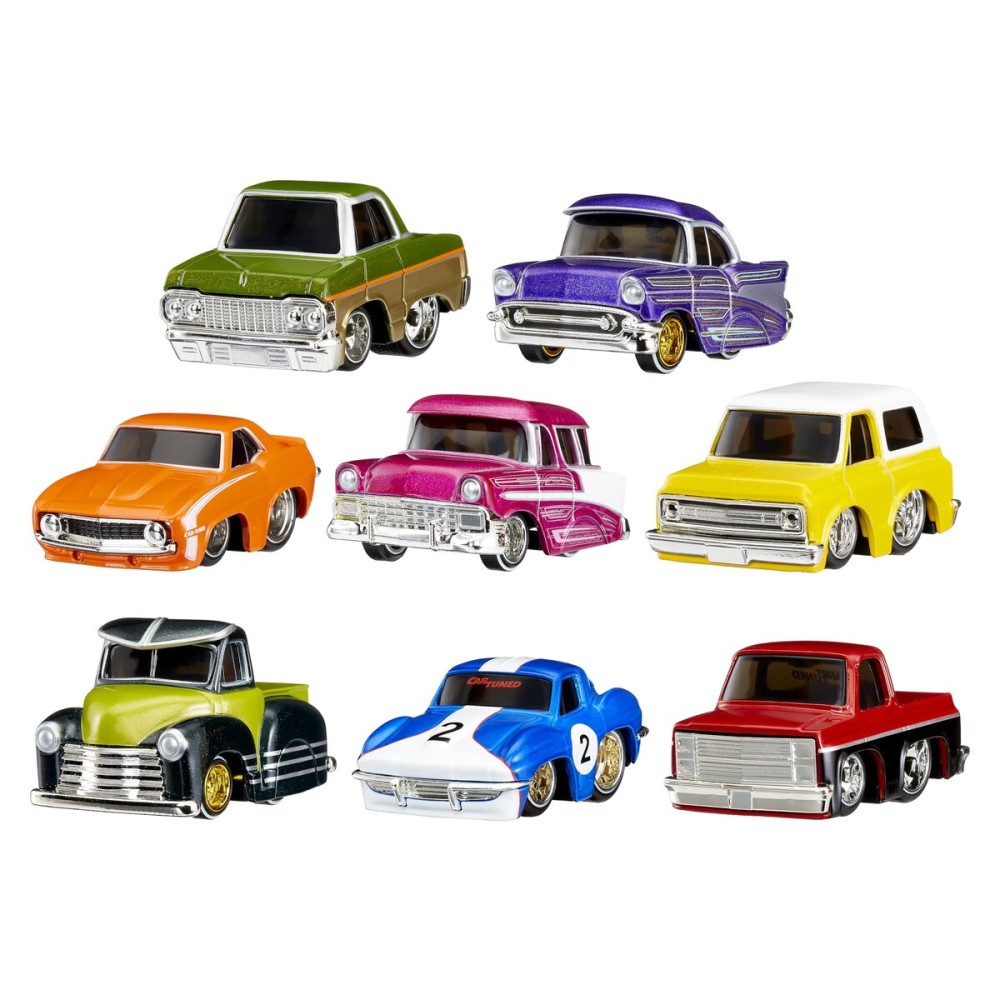 CarTuned Series 2-8 Pack, Diecast Vehicle, Ages 6+ Years
