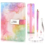 Diary with Lock for Girls Ages 8-12, Birthday Gifts for Teen Girls, Diary for Kids Locked Journal for Girl Notebook Journal Back to School Gifts for Girls 8 9 10 11 12 13 14 15 Teens Tweens