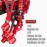 RCMYou Aluminum Suspension A Arms Upgrades Part for 1/8 Typhon 6S,1/7 Felony Infraction Limitless 6S BLX,Front Upper & Front Lower & Rear Lower Suspension A Arms Hops up w/Pivot Balls,Red